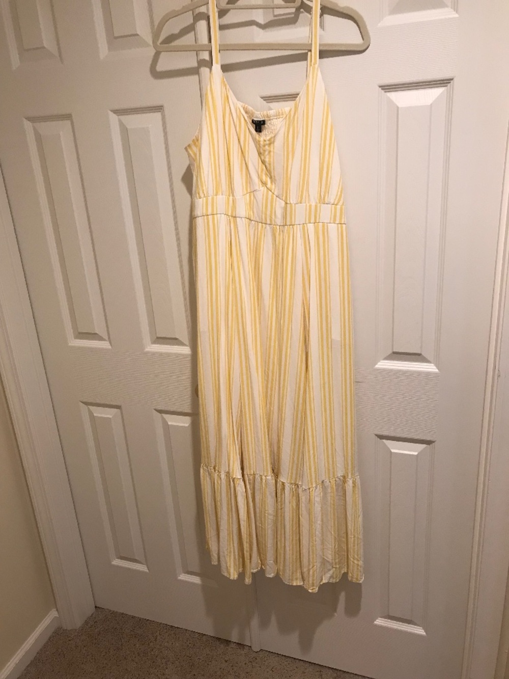 Adorable long striped dress